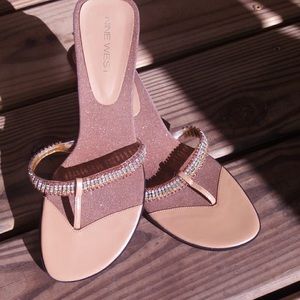Nine West jeweled sandals...